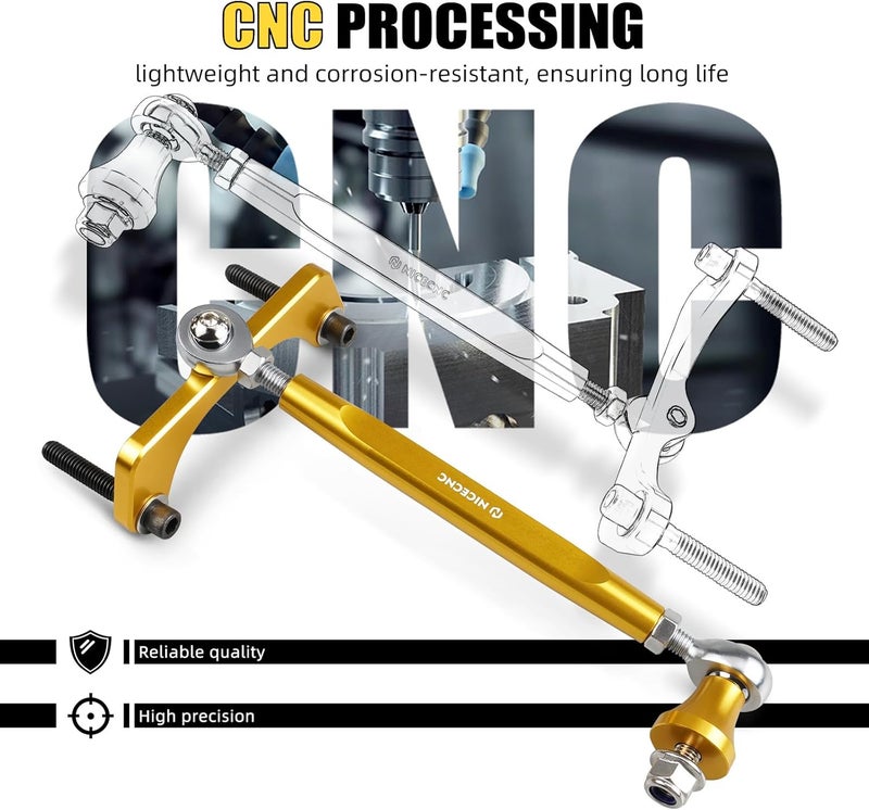 NICECNC Gold M8 Touring Rear Stabilizer Compatible with Harley Street Glide FLHX 2017-2025,Compatible with Harley CVO Road Glide FLTRXSTSE ST 2024 See Fitments - Image 5